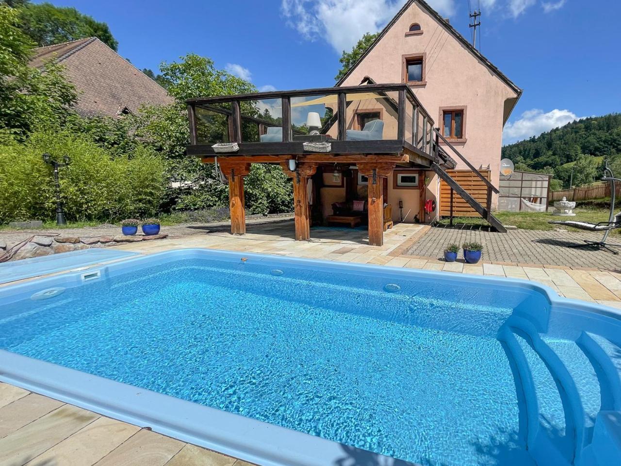 Ferienhaus Kappel Mit Pool Freiburg im Breisgau Exterior photo